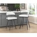 Gabrial Swivel Stools - White